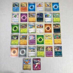 Pokémon card lot 32x w/ holo Dragonite & Xerneas Prism Star (damaged)